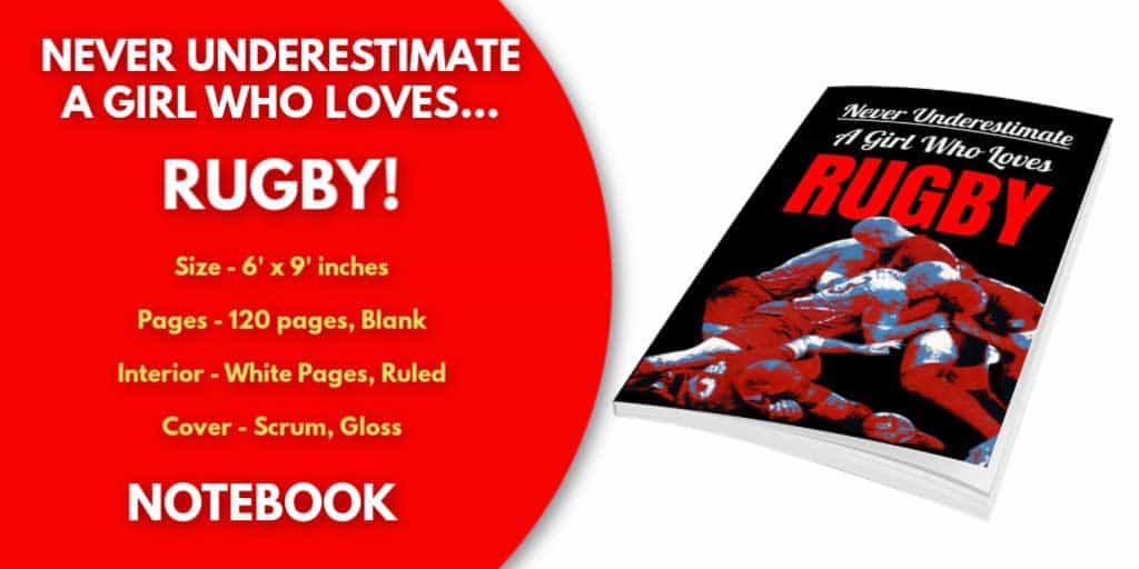 RUGBY GIRL NOTEBOOK