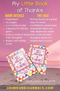 gratitude journal for kids