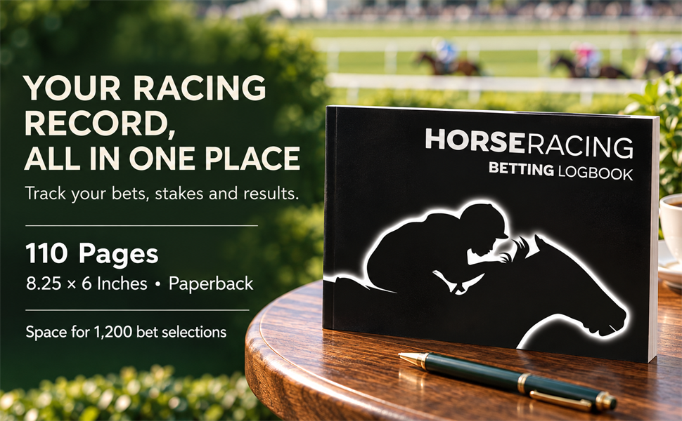Horse Racing Betting Log Book