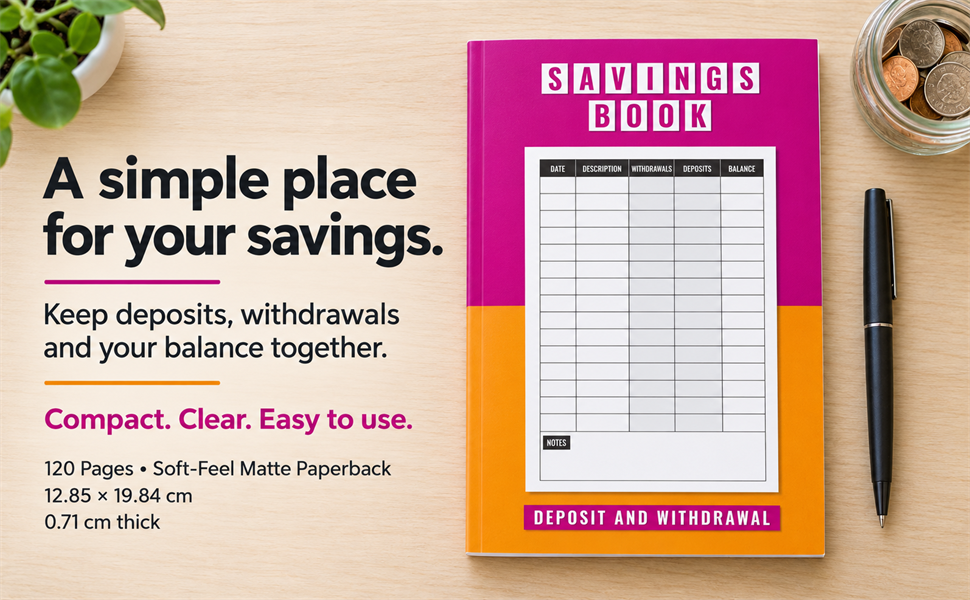 Deposit And Withdrawal Book
